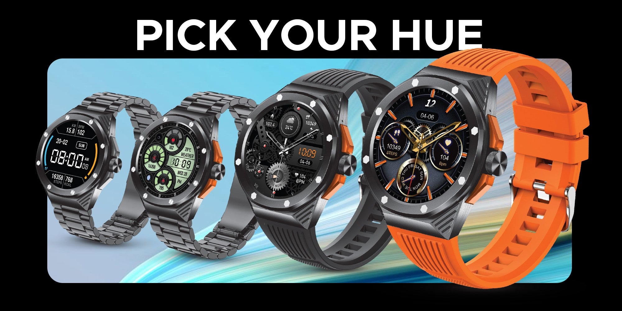 Evolution-Smartwatch-Colors