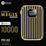 MEGIX POWERBANK 10,000mAh Quick Charge 3.0