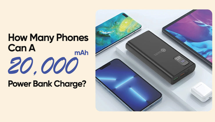 How Many Phones Can A 20,000 Mah Power Bank Charge
