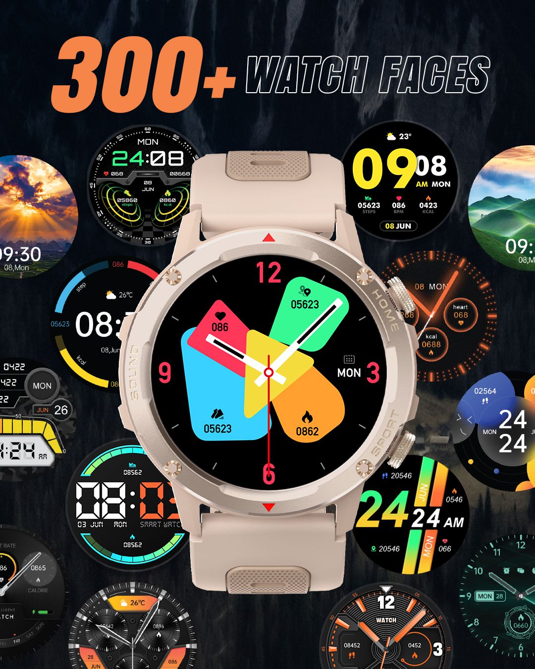 Thunder Smart Watch 300+ Faces