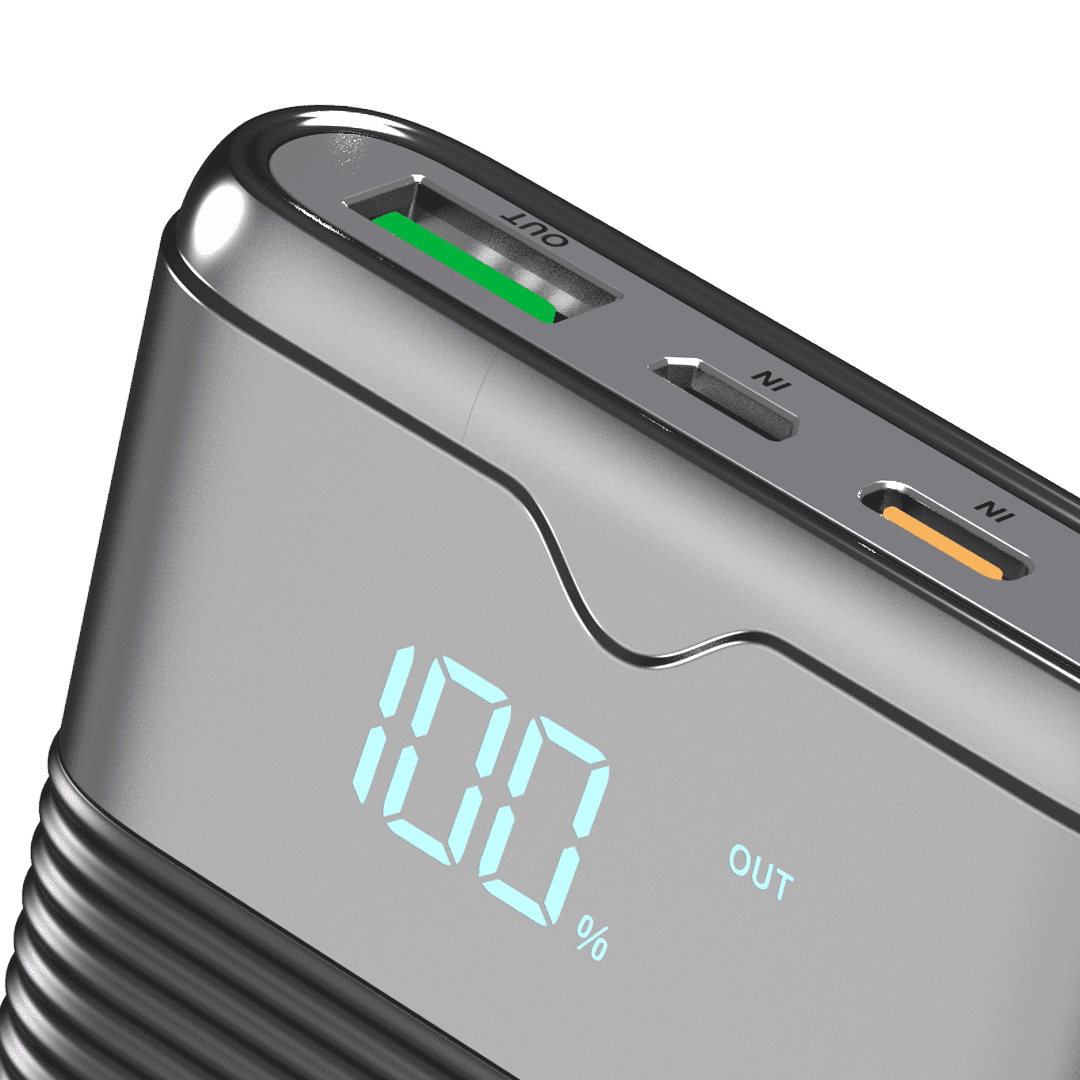 Galaxy G-101 (10,000 mAh) 18W Wireless Power Bank