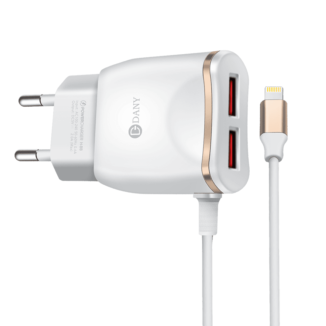 H-88 I-PHONE 2.0 AMP FAST CHARGER